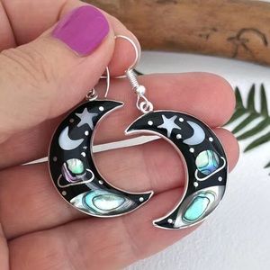 🎁 Stars & Moon Dangle Earrings 🌙 ⭐️